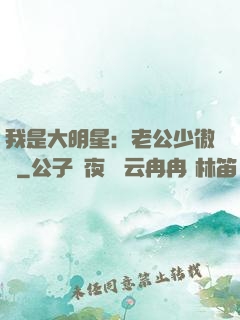 我是大明星：老公少傲嬌